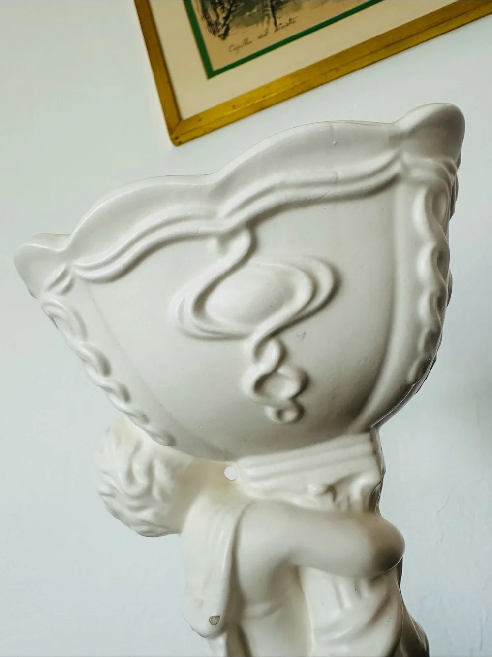 Vintage Inarco Japan Cherub Pedestal Planter